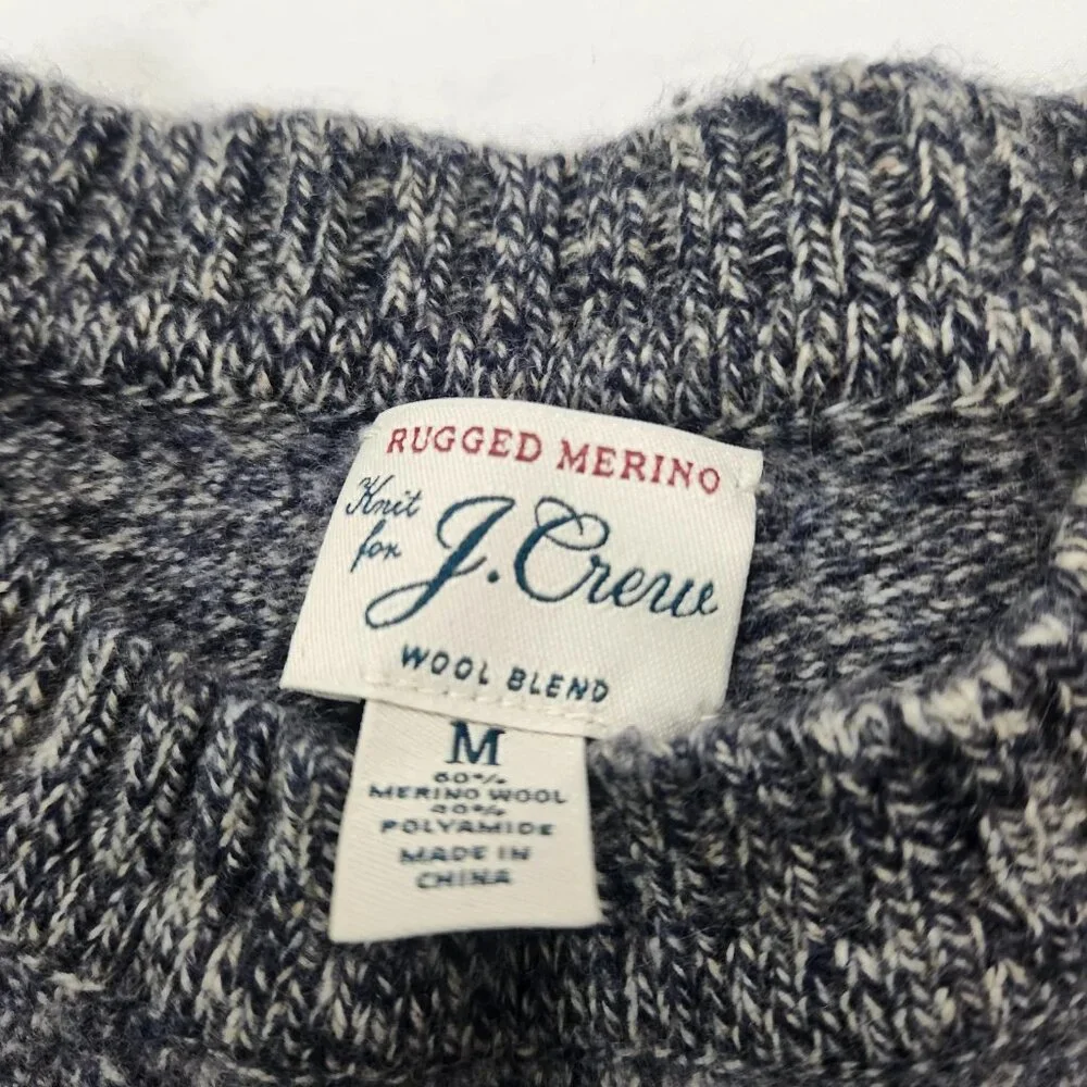 J. Crew Women's Size Medium Rugged Merino Wool Sweater